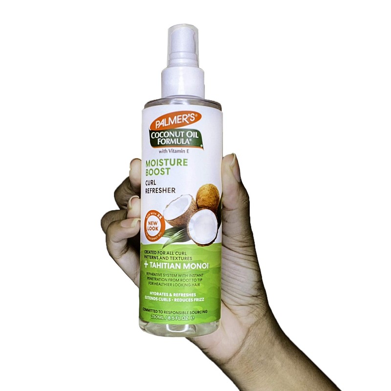 Palmer's Coconut Oil Formula Moisture Boost Curl Refresher Spray, 8.5