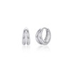 925 Silver Veil One Touch Ring Earrings Gift Package /