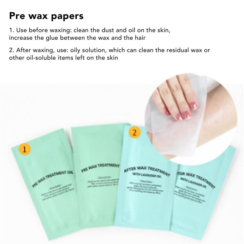 3.5oz 6pcs Electric Roll Wax Heater Set 100ml Capacity 40W