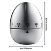 Wetinforu for Egg Timers 60 Minutes Stainless Steel Egg Kitchen