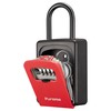 Puroma Lock Box, Large Key Lock Box Resettable Combination Code