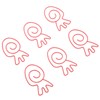 100Pcs Carrot Paper Clips Carrot Shape Strong Metal Anti Slip