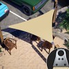 ColourTree 20' x 20' x 20' Beige Triangle Sun Shade