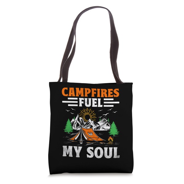 Campfires Fuel My Soul Camping Scouting Scouts Scout Tote Bag