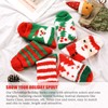 Geyoga 12 Pairs Adult Christmas Holiday Socks Fluffy Cozy Fuzzy