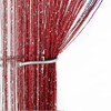John Aird Jazz Glitter String Curtain Panel (Wine)