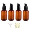 Apstaqeoo 4Pcs 80Ml Empty Lotion Pump Bottle Dispenser for Toiletries