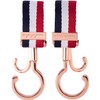 e.x.p.japon PKG-Tricolor Baggy Hook, 360 Degree Rotation, Double Hook, Stroller