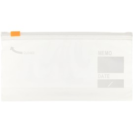 System Polymer XP-12 Sliding Zipper Storage Bags, Transparent, M, 7.9 x 4.7 inches (20 x 12 cm), Thickness: 0.02 inches (0.06 mm), Pack of 10