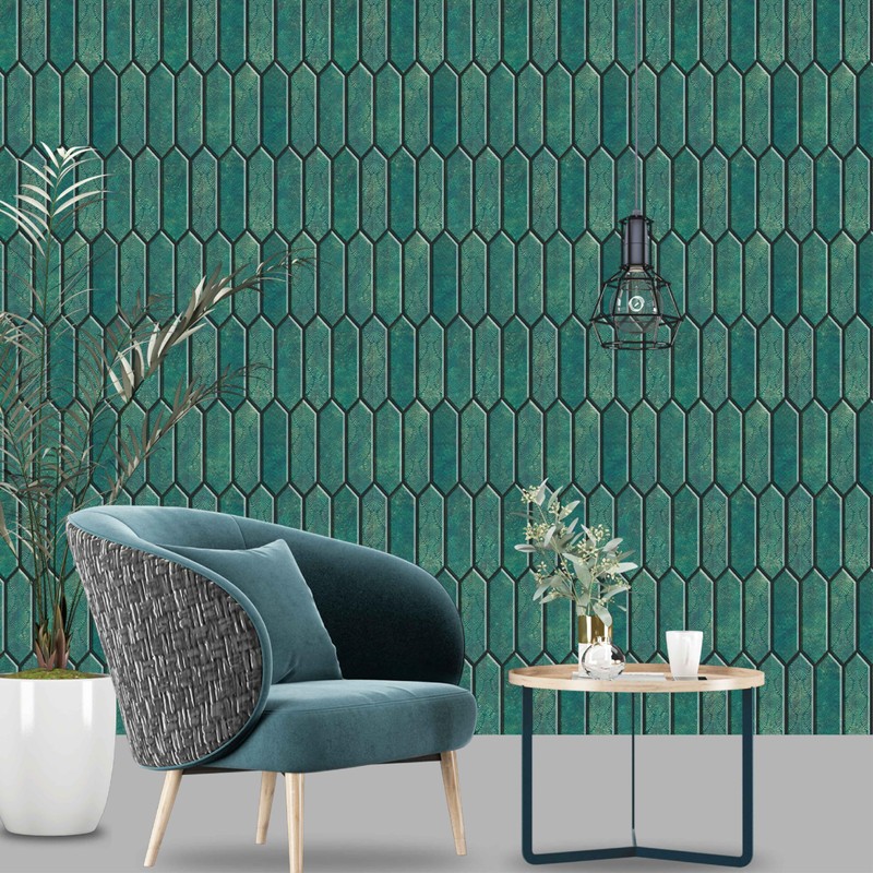 Mosaicowall 10-Sheet Peel and Stick Tile - 11.9"x11.8" Premium Kitchen