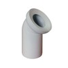 White WC Toilet Waste Water Pan Connector Soil Pipe 110mm