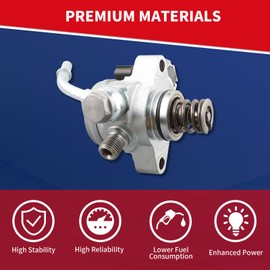 DrCax High Pressure Fuel Pump PE01203F0B Compatible with Mazda 3 Mazda CX-5 2.0L 2.5L Mazda 6 2.5L L4 SKYACTIV-G Engine Only Replace GDP510 PE19-20-3F0 PE01-20-3F0C PE01-20-3F0D