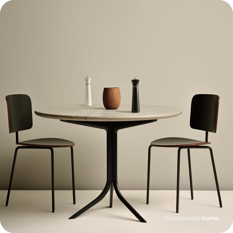 blackswedenhome Design Salt and Pepper Mill Black White - 22