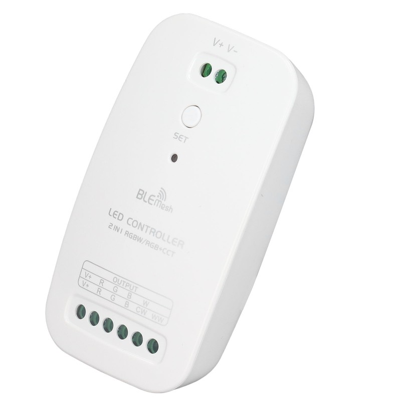 LED Controller DC9V‑24V Bluetooth Mesh RGB CCT 2 in 1