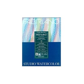Fabriano - Watercolour Pad - Glued - 12 Sheets - 300 g/m²
