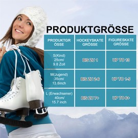 4 Pieces/2 Pairs of Blade Protectors Ice Skates, Elastic Ice Skate Protectors, Blade Protectors Ice Skates Children, Ice Skate Accessories for Blade Protectors, Ice Skates, Figure Skating Women and