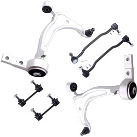 AINTIER Premium Suspension Set of 6 Lower Control Arm with Ball Joint Sway Bar End Link, Compatible fit for Nissan Altima 2002-2006, Maxima 2004-2008