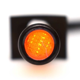 Solico Boat Indicator Light | Red 14V White Plastic 1 1/8 x 3/8 Inch