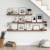 Picture Ledge Shelf, Floating Shelves Set of 4, 48 Inches