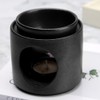 Yeerockal Ceramic Diffuser Black Oil Burner Wax Melt Burners with