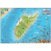 Franko Maps Cozumel Laminated Full Color Travel Wall Map