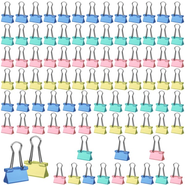 180Pcs Small Binder Clips, Mini Binder Clips, 0.63 in/15mm Clips