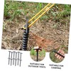 Gatuida 10Pcs Outdoor Tent Stakes Durable High Strength Nylon Pegs