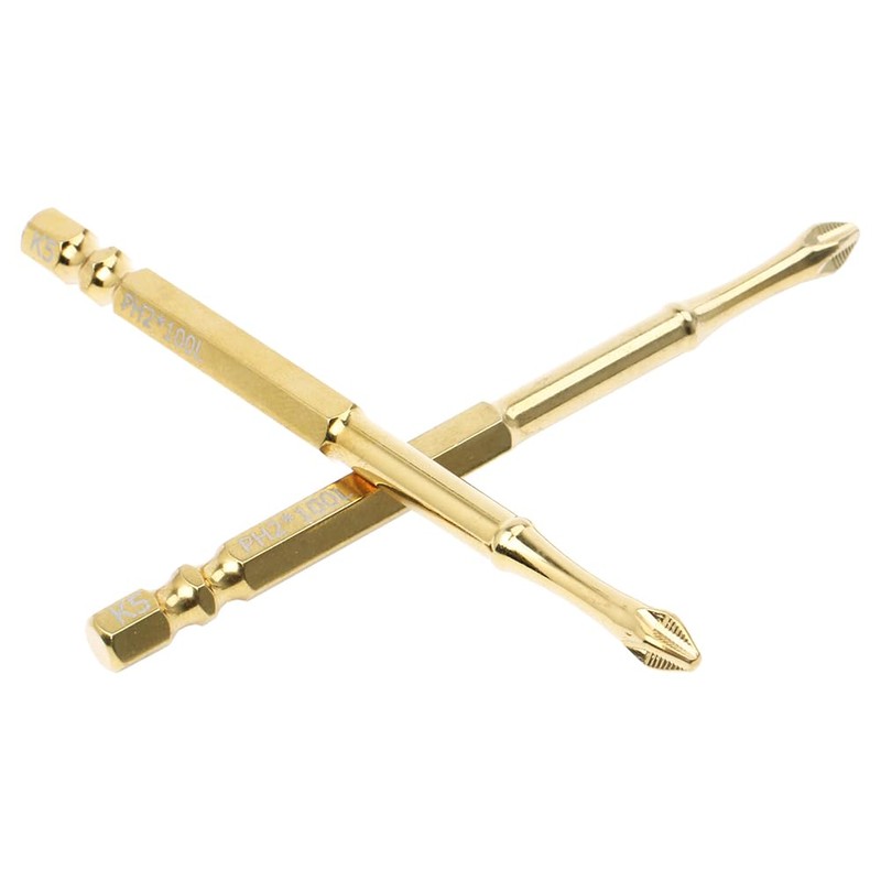 AUTOTOOLHOME 4 inch Titanium Coated Magnetic PH2 Anti Slip Screwdriver