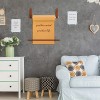 Lincia Kraft Paper Roll Wall Art Dispenser With Leather Straps