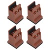 4pcs Adjustable Furniture Risers with Screw Clamp Rubber Bed Couch