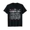 The Grandma Code Grandma Funny Grandmother T-Shirt