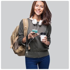 Fishent Stretchy Wristlet Keychain,Braided Cute Wrist Lanyards for Keys, Key Chain Holder for Women Men, Wrist Strap Keychain for Car Keys Phone Camera Wallet ID Badges Card (Black)