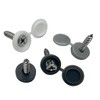 100pcs Plastic Hinged Screw Cover Caps,Screw Snap Covers Washer Flip,for