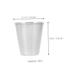 LABRIMP 2pcs Beverage Cups Tiny Juice Cups for Outdoor Use