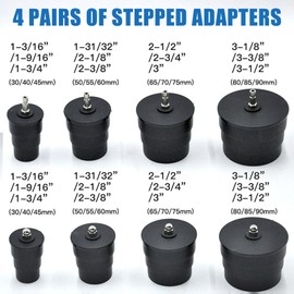 9-Piece Turbocharger Charge Air System Adapter Set Intercooler Pressure Kit Tester Test Tools for Charge Air Hoses, Exhaust Gas Turbochargers and Compressor Systems