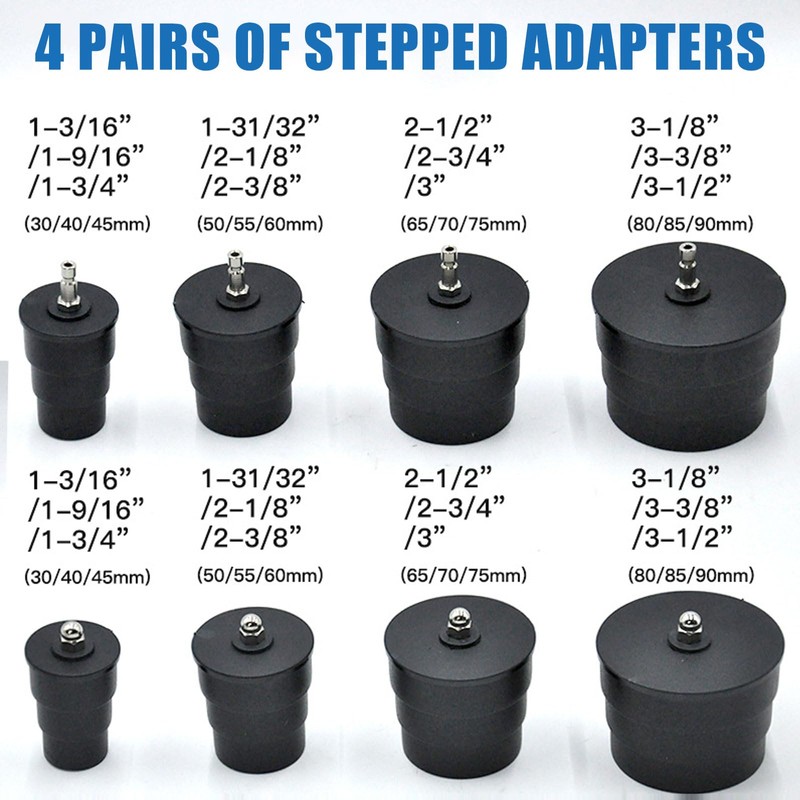 9-Piece Turbocharger Charge Air System Adapter Set Intercooler Pressure Kit