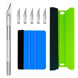 8-Piece Vinyl Wrap Tool Kit – Professional Window Tint Film & Car Vinyl Wrap Tools with 21cm Squeegee, Trimmer & 10 Felt Tools – Perfect for Glass Film, Wallpaper, DIY Crafts