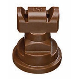 TeeJet TTJ60-11005VP Turbo TwinJet Spray Tip, 0.35-0.75 GPM, 20-90 psi, polymer - Brown