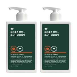 Meditold Lab Persinin Sweet Persimmon Body Wash, 2 packs, 500ml / 메디톨드 연구소 퍼시닌 단감 바디워시, 2개, 500ml