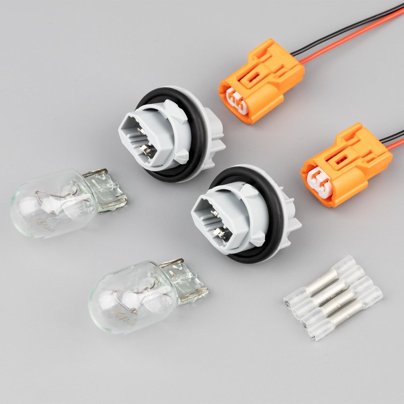 Svicari Rear Tail Light Socket with Wire Harness and Bulb