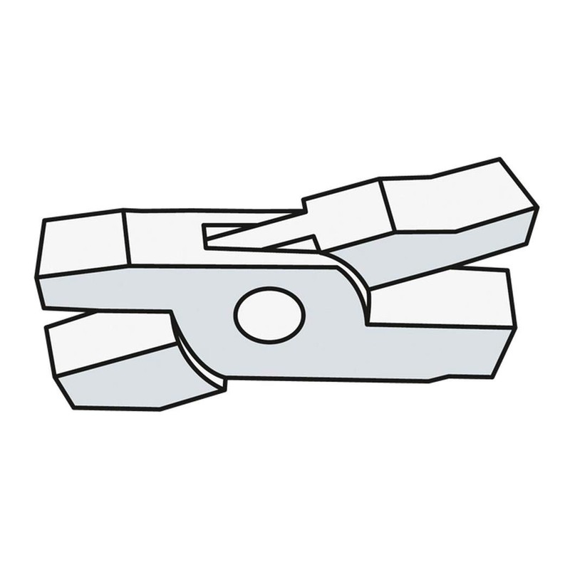 Stubai 282004 Tinsmith's Seaming Straight Pliers with Box Joint, Multi-Colour,