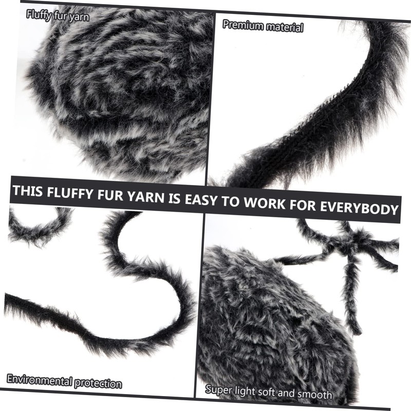 Gatuida Faux Fur Chunky Yarn for Crocheting Soft and Fluffy
