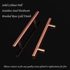 NIZADO -4" Cabinet Pulls Solid Stainless Steel Drawer Pulls Brushed