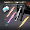 10 Pcs 304 Stainless Steel Dessert Forks Spoon, 2 in