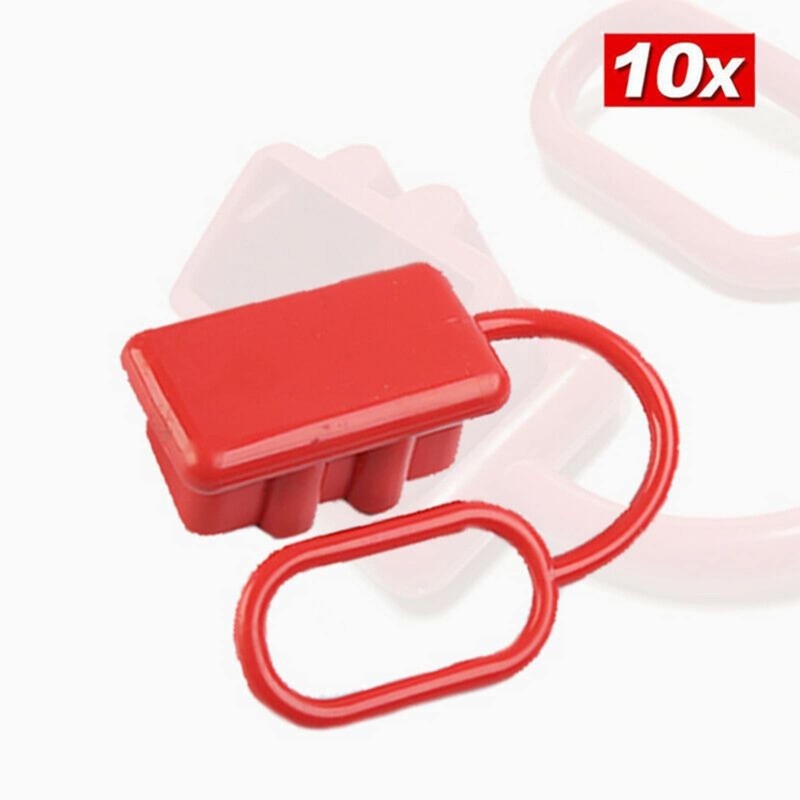 10個 防塵防水コネクターキャップ Andersonプラグカバースタイルコネクター 50AMPバッテリーCaravnダストキャップ