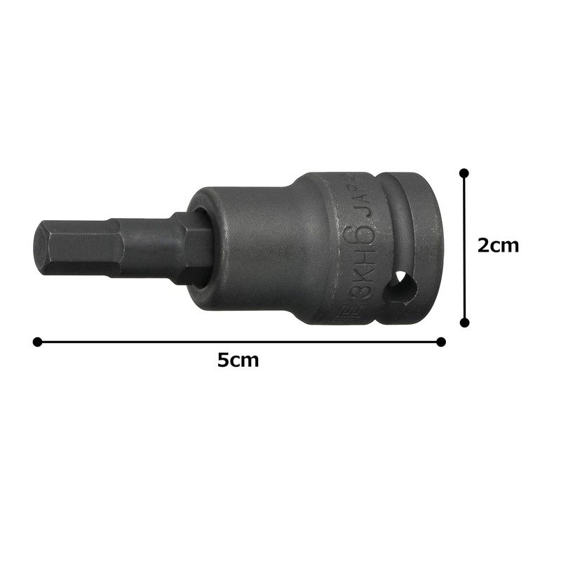 Tone HP3KH-06 Hexagon Socket (Strong Type), 0.37 inch (9.5 mm)