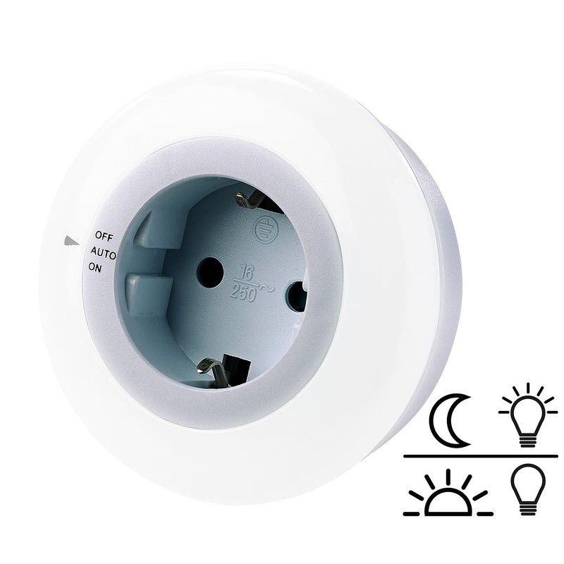 revolt Twilight Light: LED Night Light with Twilight Sensor and