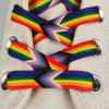 Zigvert Progress Pride Shoelaces, Multicolor, 120cm, 1 Pair