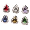 30pcs Sew On Rhinestones 6 Colors DIY Handcraft Glass Rhinestone