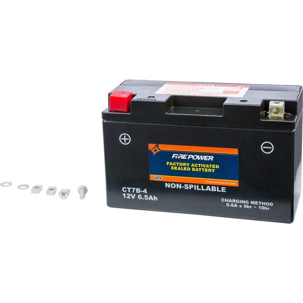 Fire Power Sealed Factory Activated Battery CT7B-4 Compatible With Ducati